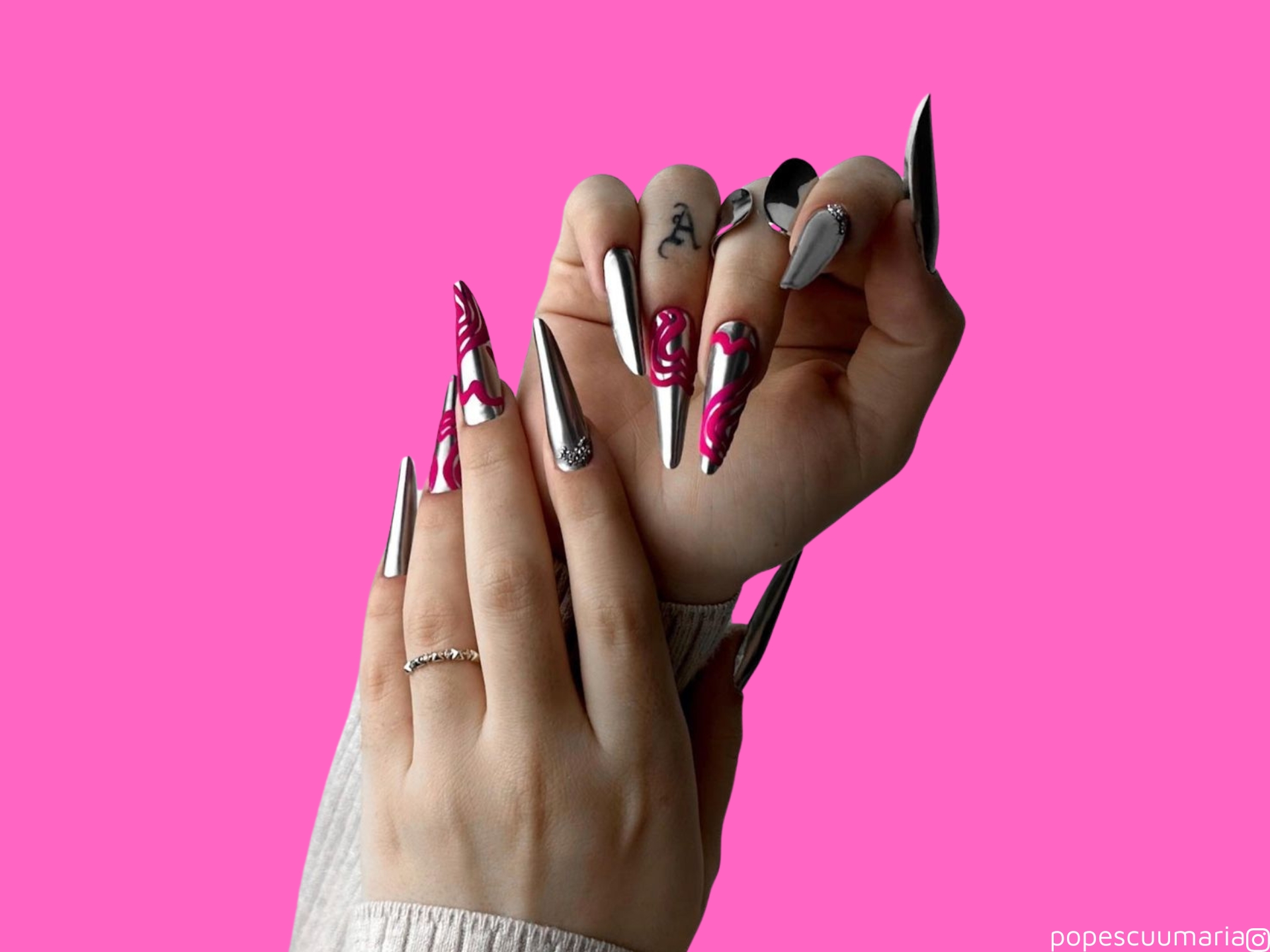 Las 22 tendencias en nail art metalizado que no debes dejar de probar