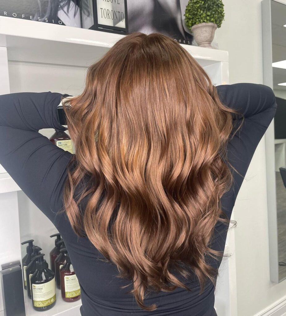 Warm-Toned Maple Brown Hair 