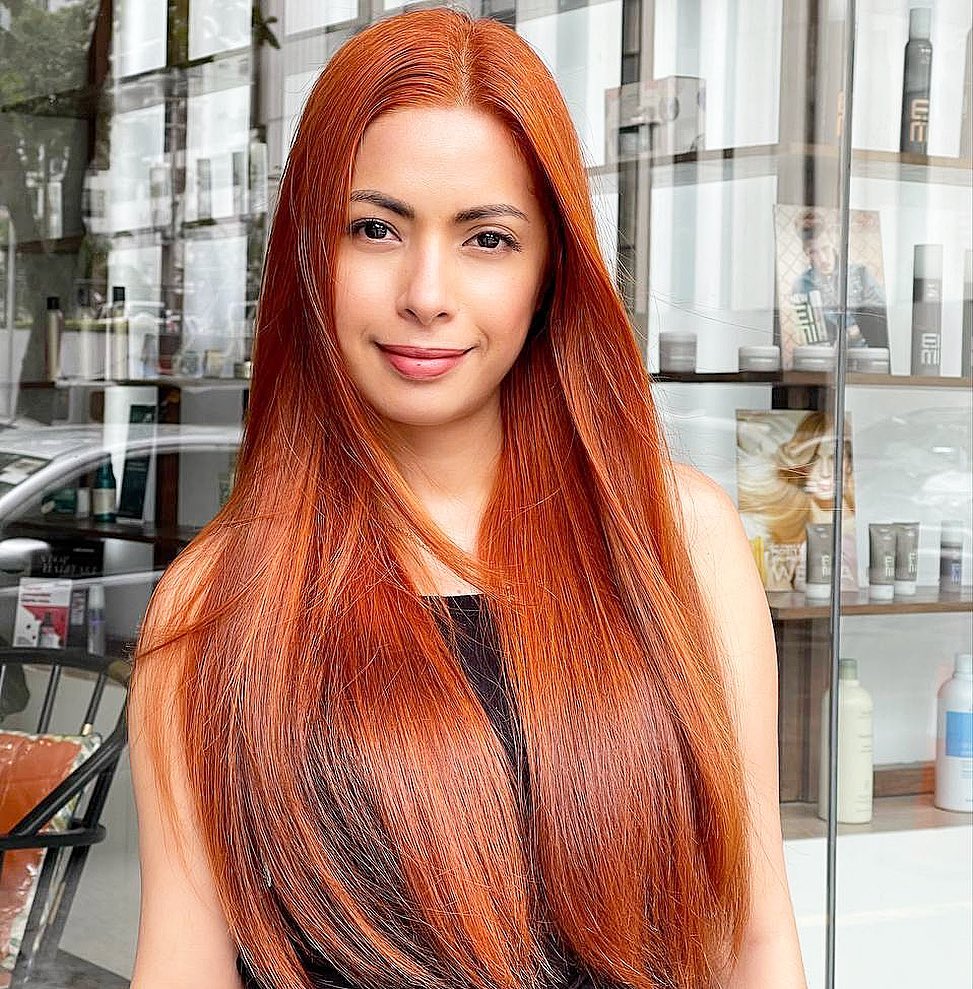 ginger copper hair color