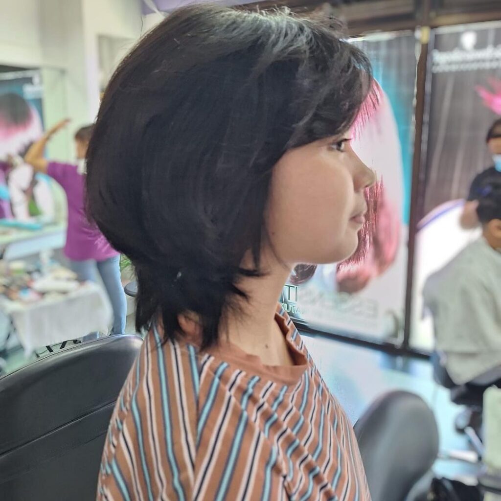 coupe pixie longue et dégradée