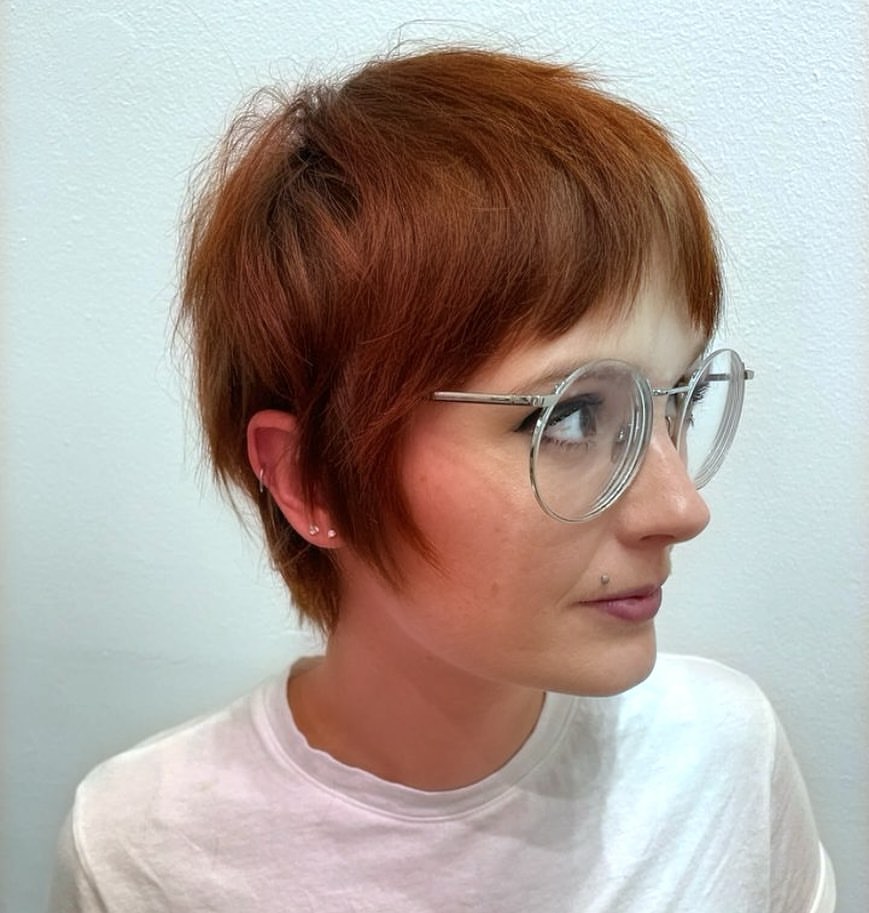 corte pixie largo para cabello fino