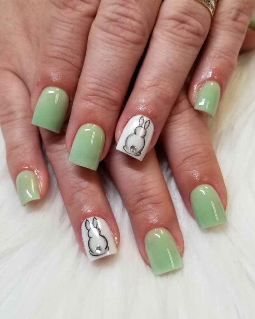 simple easter nails