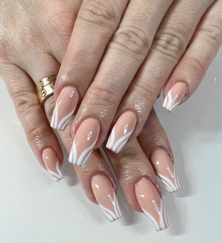 white nails manicure