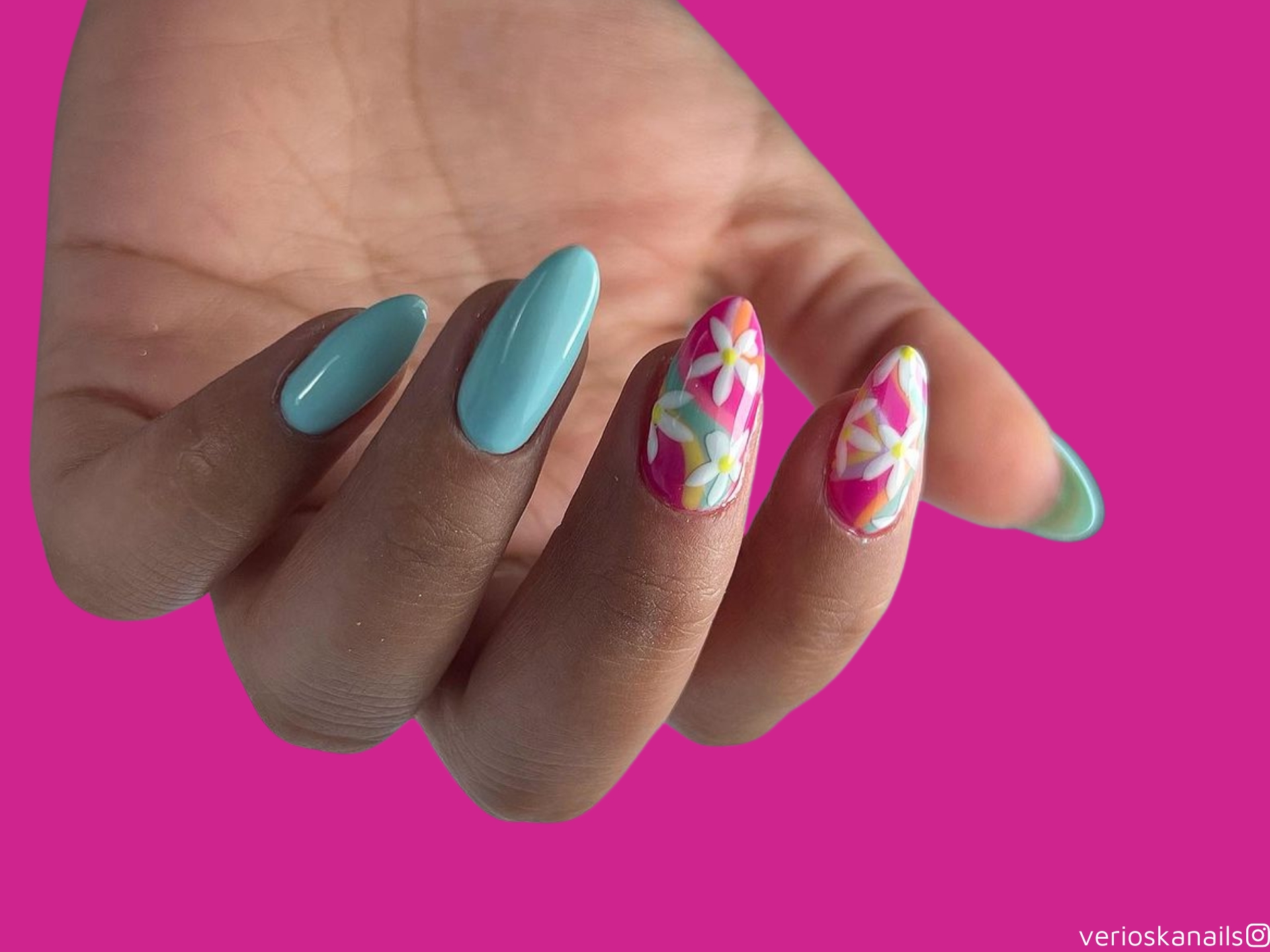 22 uñas primaverales increíblemente divertidas perfectas para momentos Insta-Ready Mani