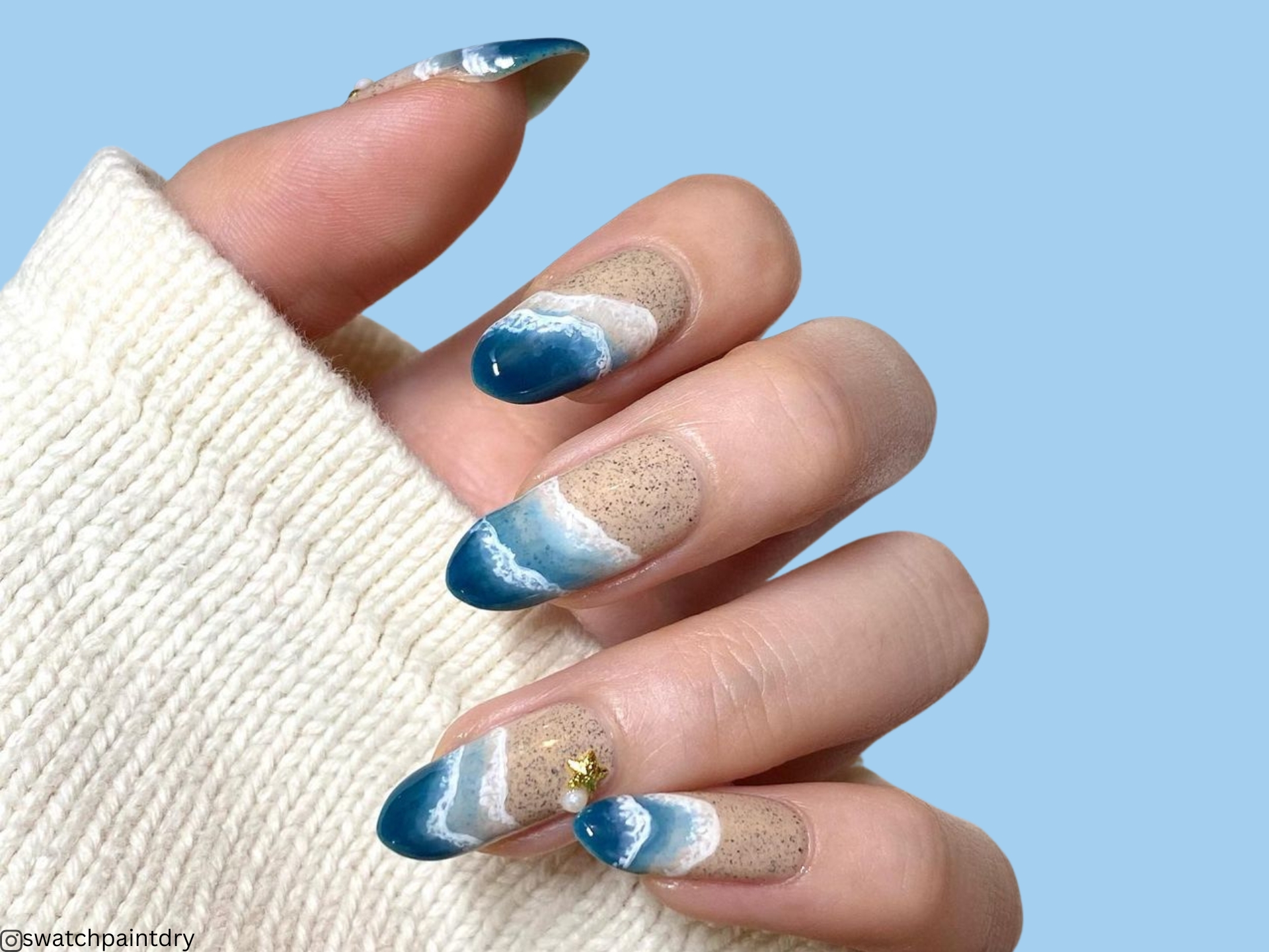 25 Most Awesome Beach Nails For Your Dream Vacation