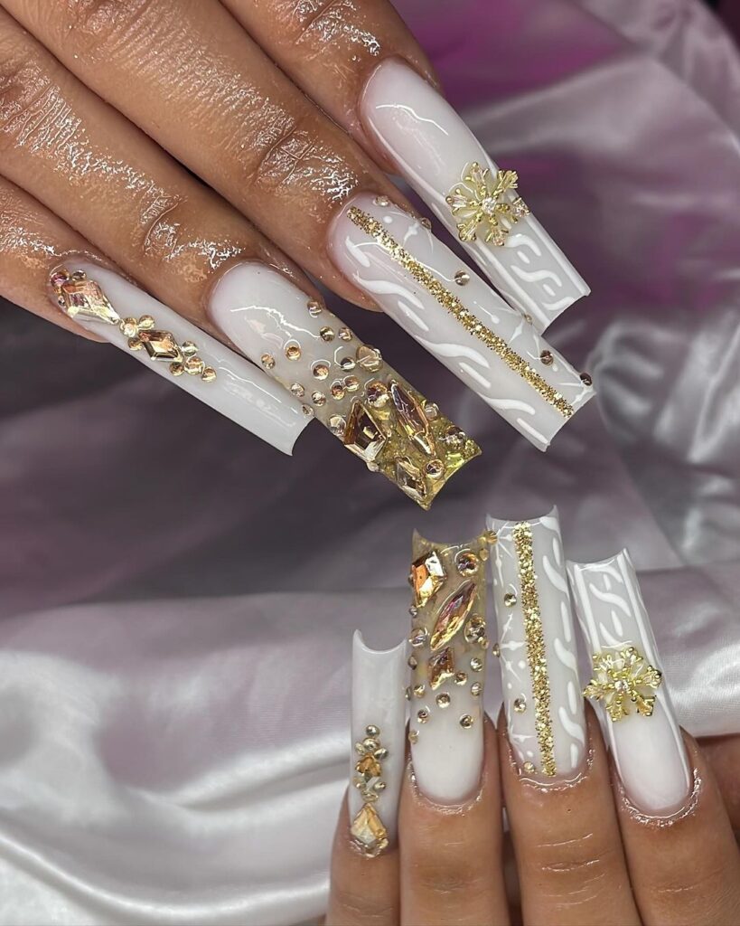 Baddie Milky Nails