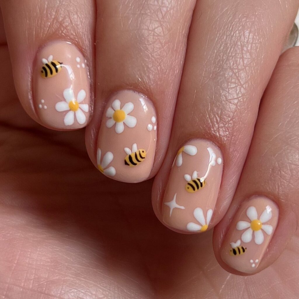 Daisies And Bees