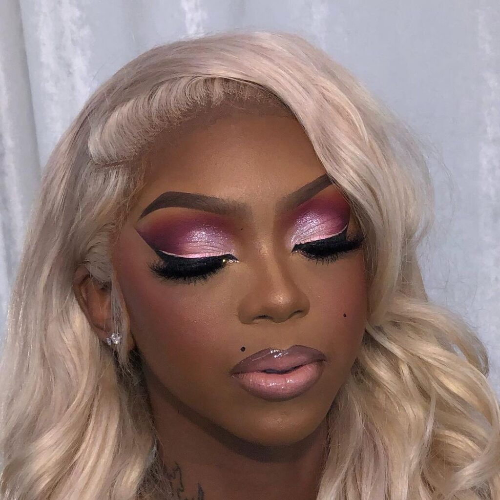 Full Pink Makeup Glam