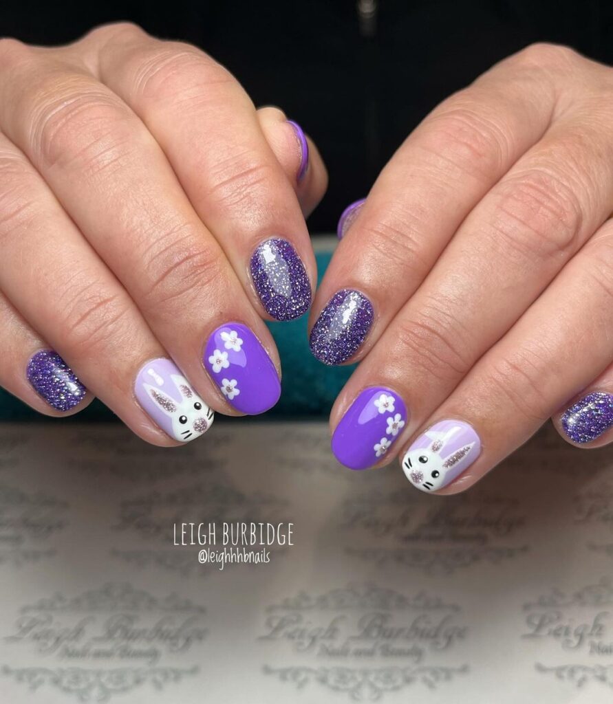 Set violet pour Pâques 