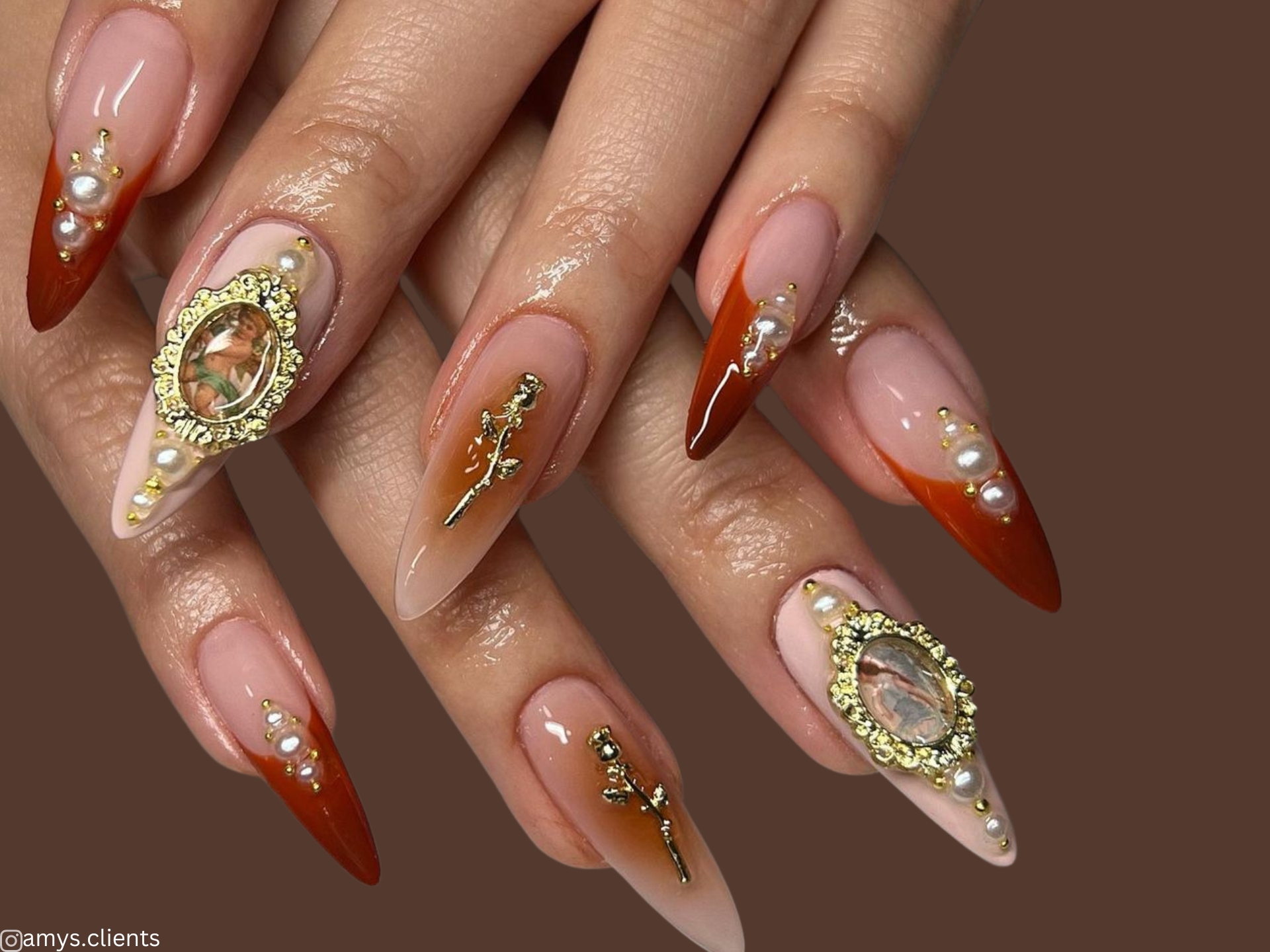 The Most Elegant Baroque Nails That Are Fit For Royalty