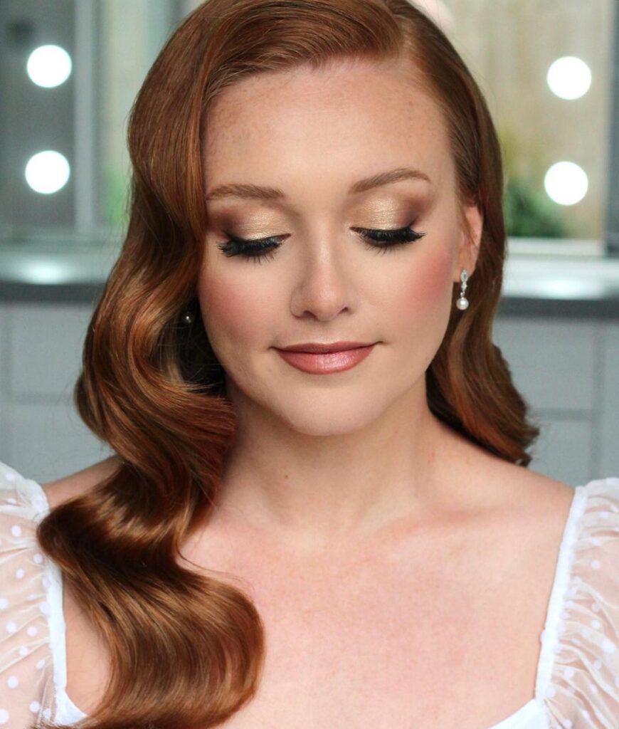 Wedding Makeup For Redheads With Brown Eyes