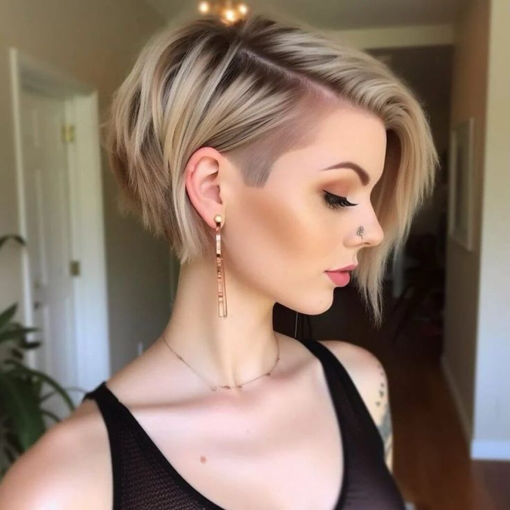 bob hairstyle with undercut