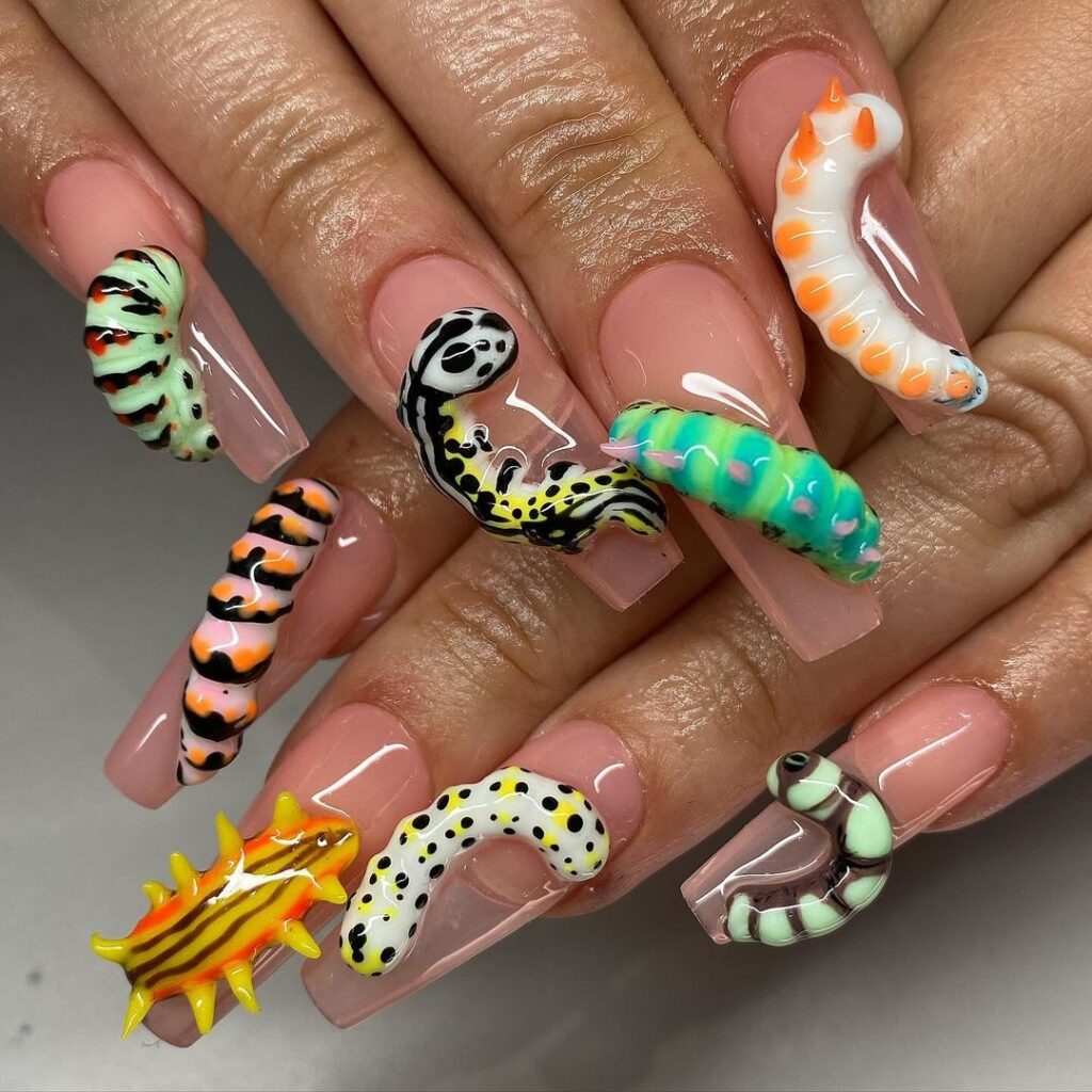 cool 3d nails
