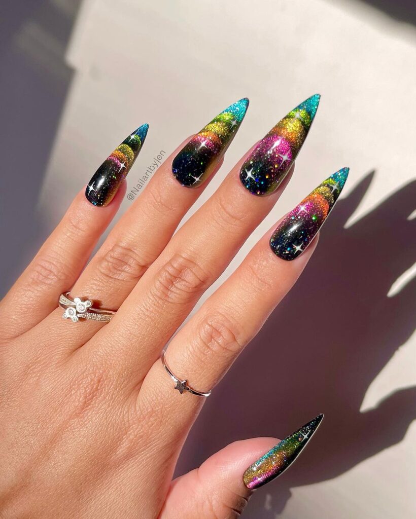 cool stiletto nails
