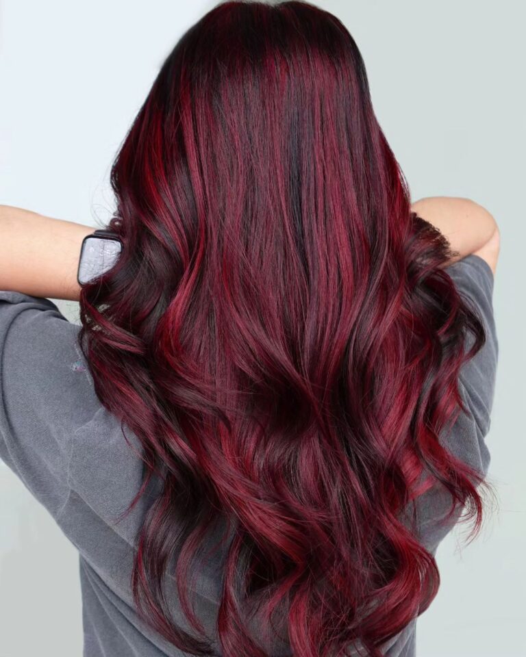 Deep Cherry Red Hair Is A Starting Trend And These 24 Examples Prove It