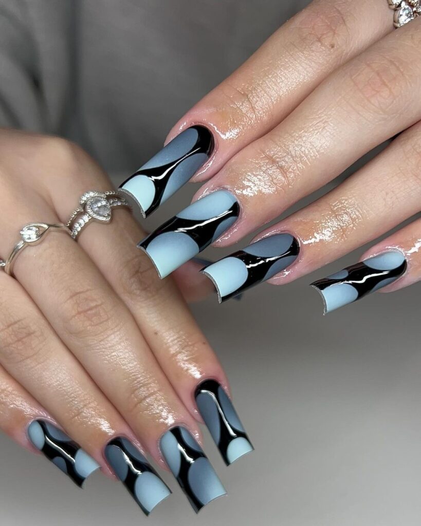 matte coat acrylic nails