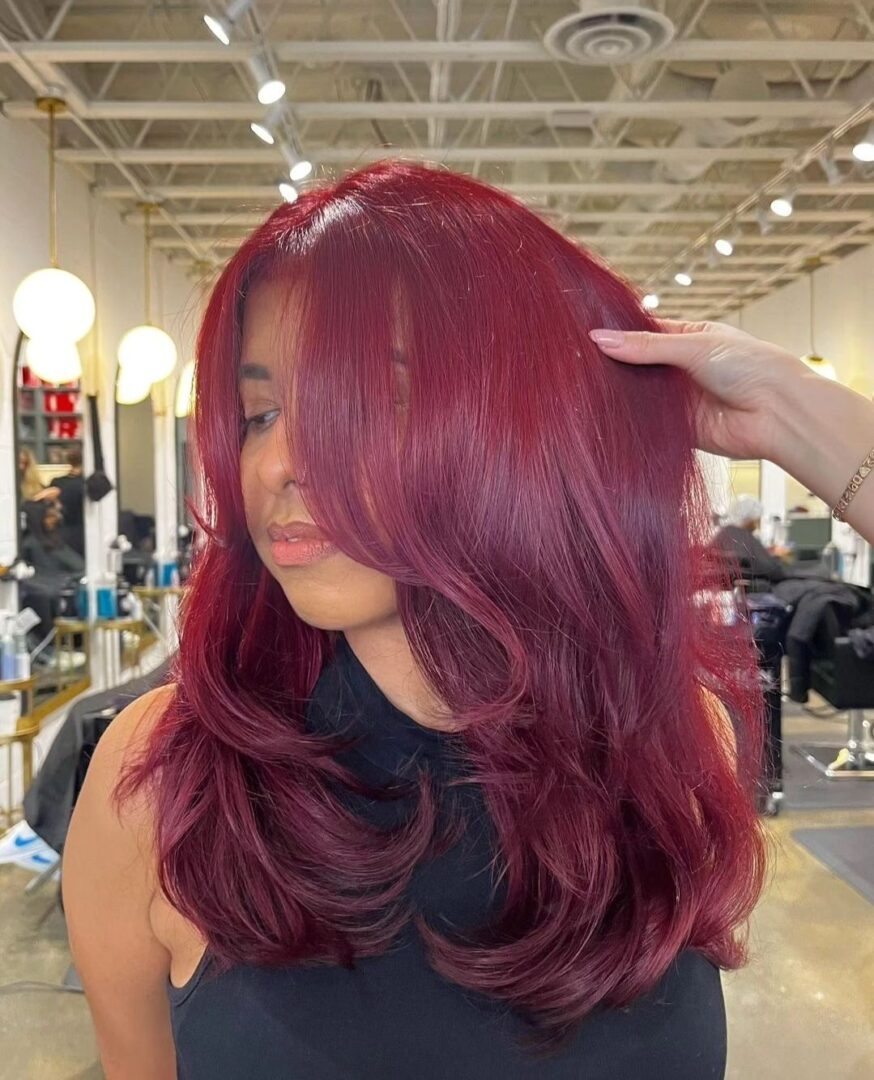 Deep Cherry Red Hair Is A Starting Trend And These 24 Examples Prove It