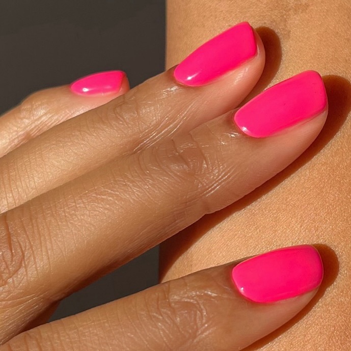 pink russian manicure