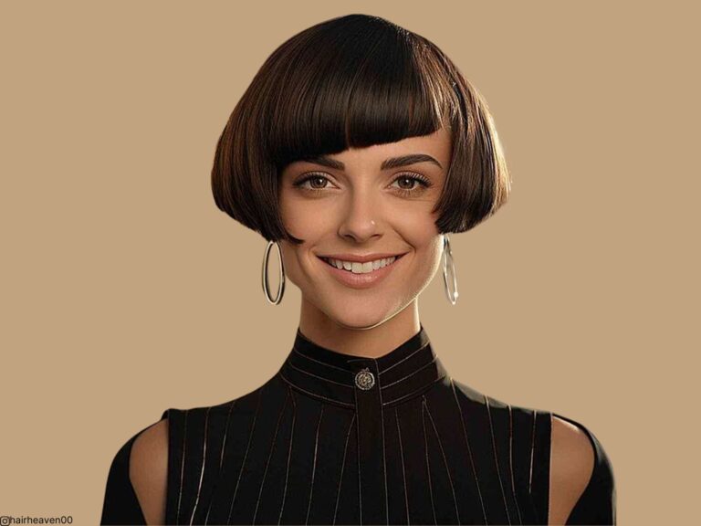 cheveux à la longueur de l'oreille