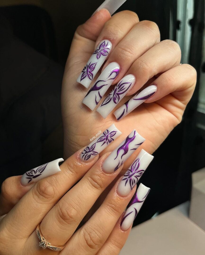 Unleash Your Inner Diva With These Lovely 25 Purple Nails