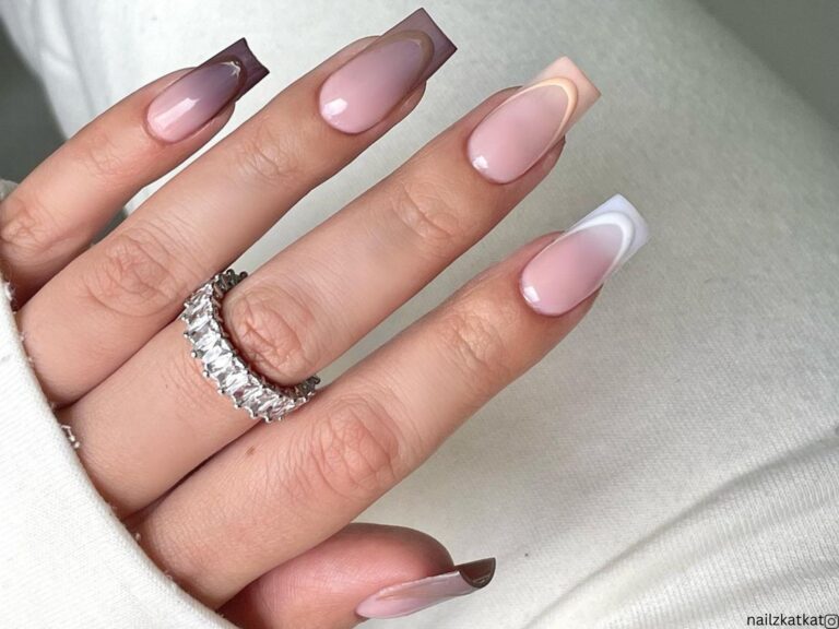 ongles ombrés