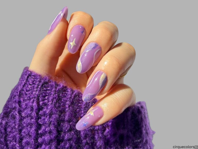 purple nails
