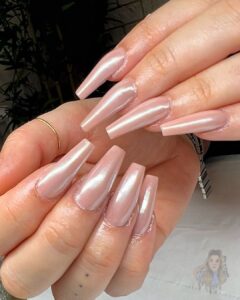 Hailey Bieber Glazed Donut Nails Are Tipped To Be The Most Viral Mani