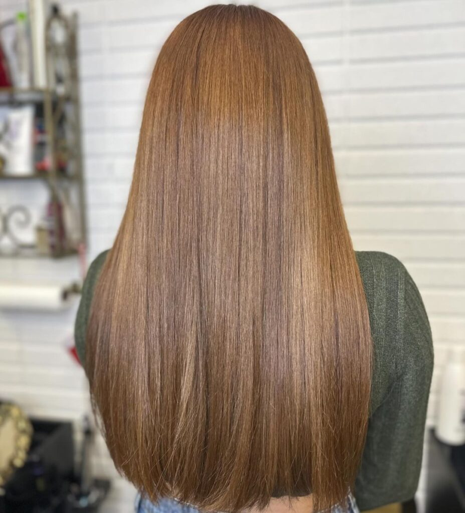 light brown ginger hair