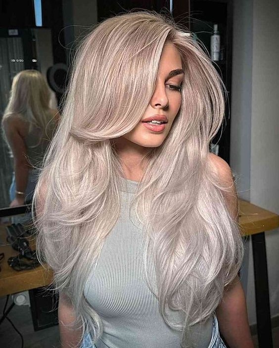 white blonde blowout