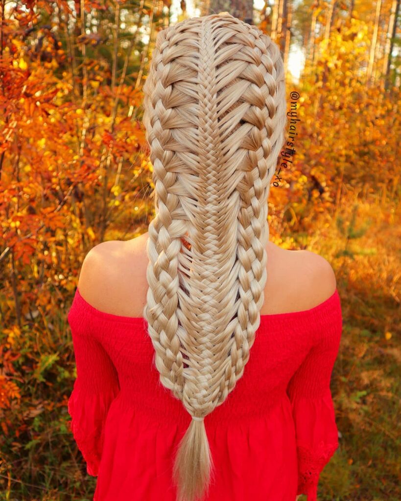 woven french braids