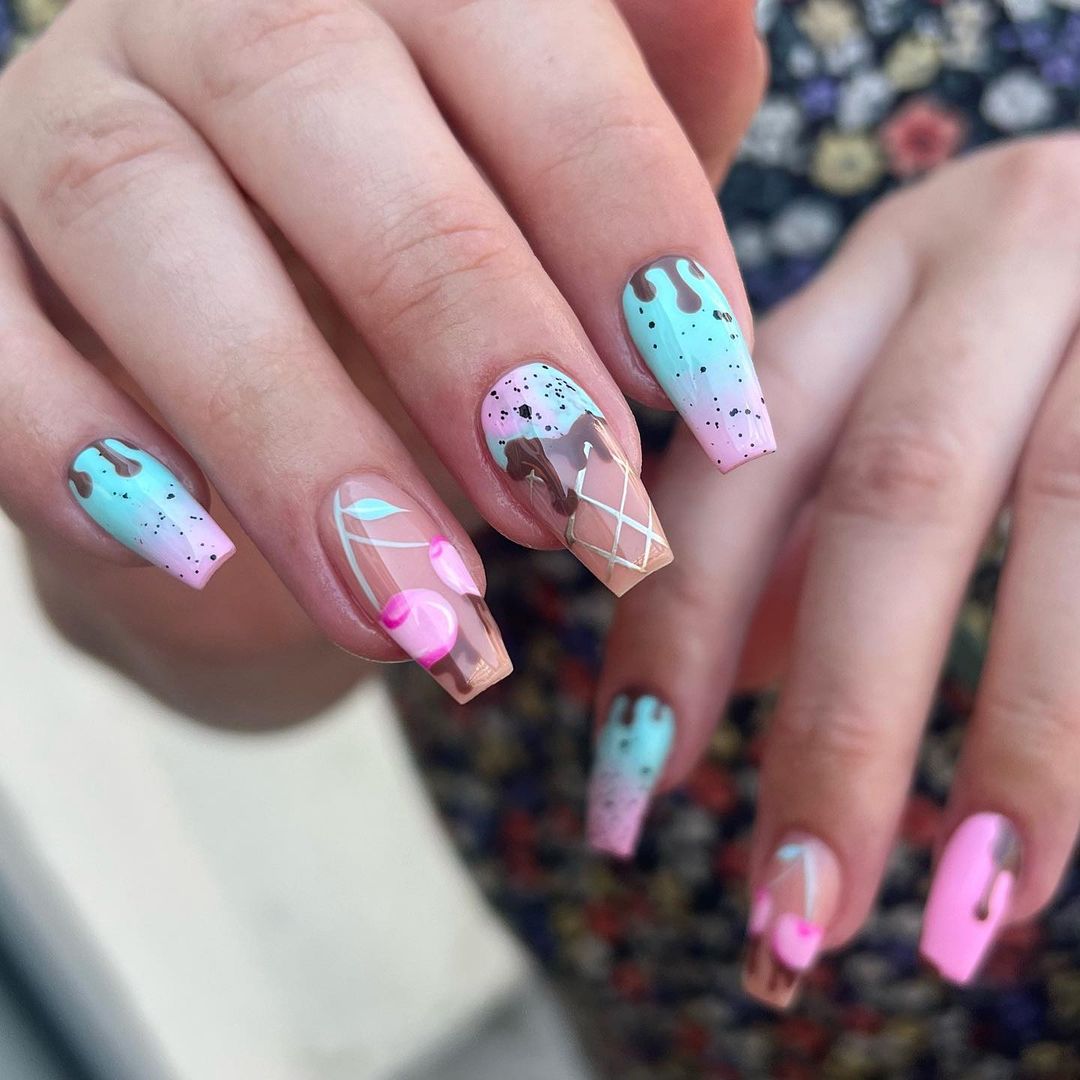 ice cream nails