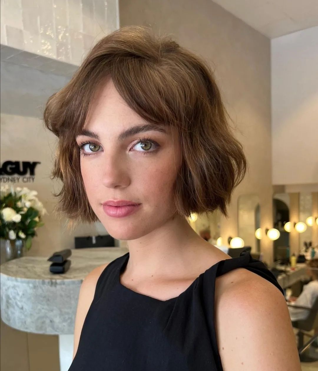 chin-length bob