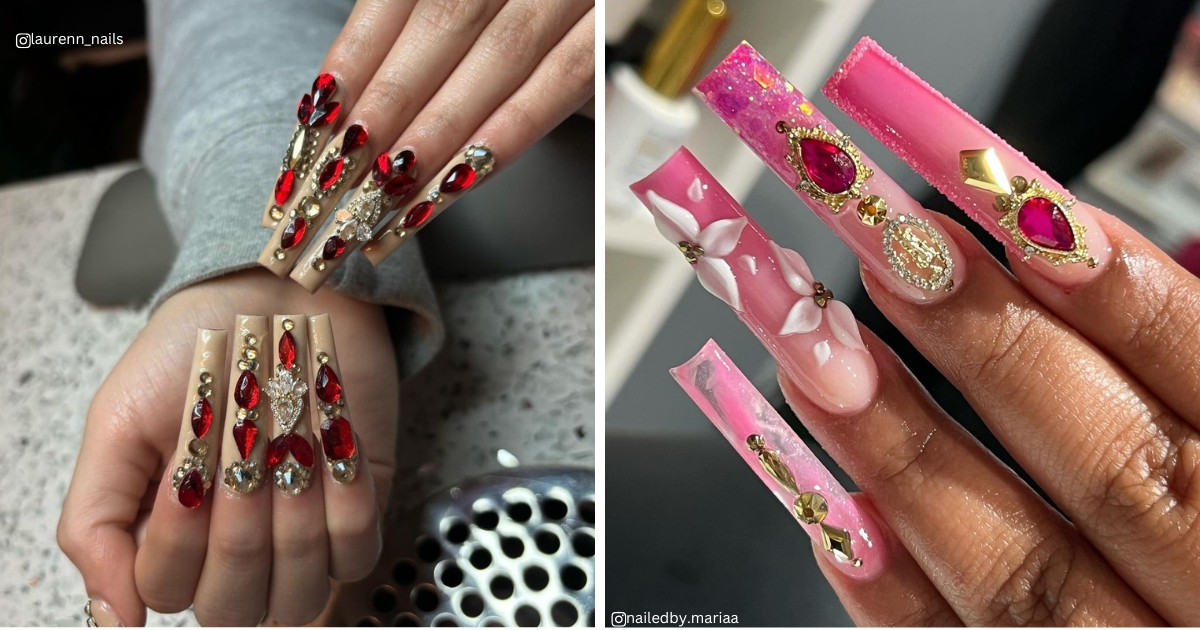 22 Extra Baddie Nails For Confident Girls To Inspire Your Next Sassy ...