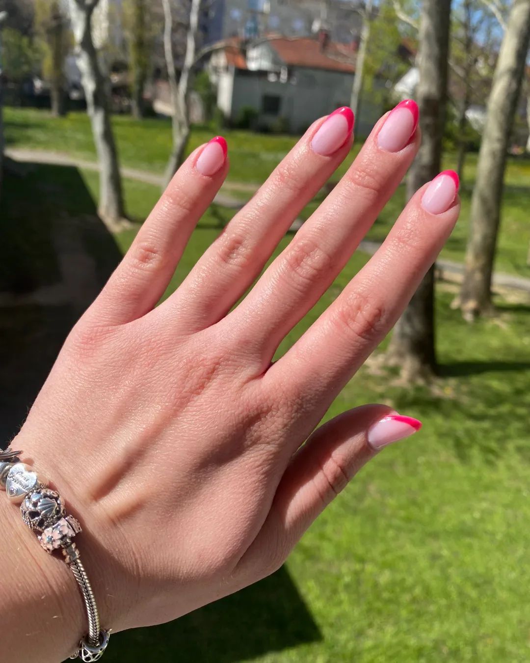 pink french tip