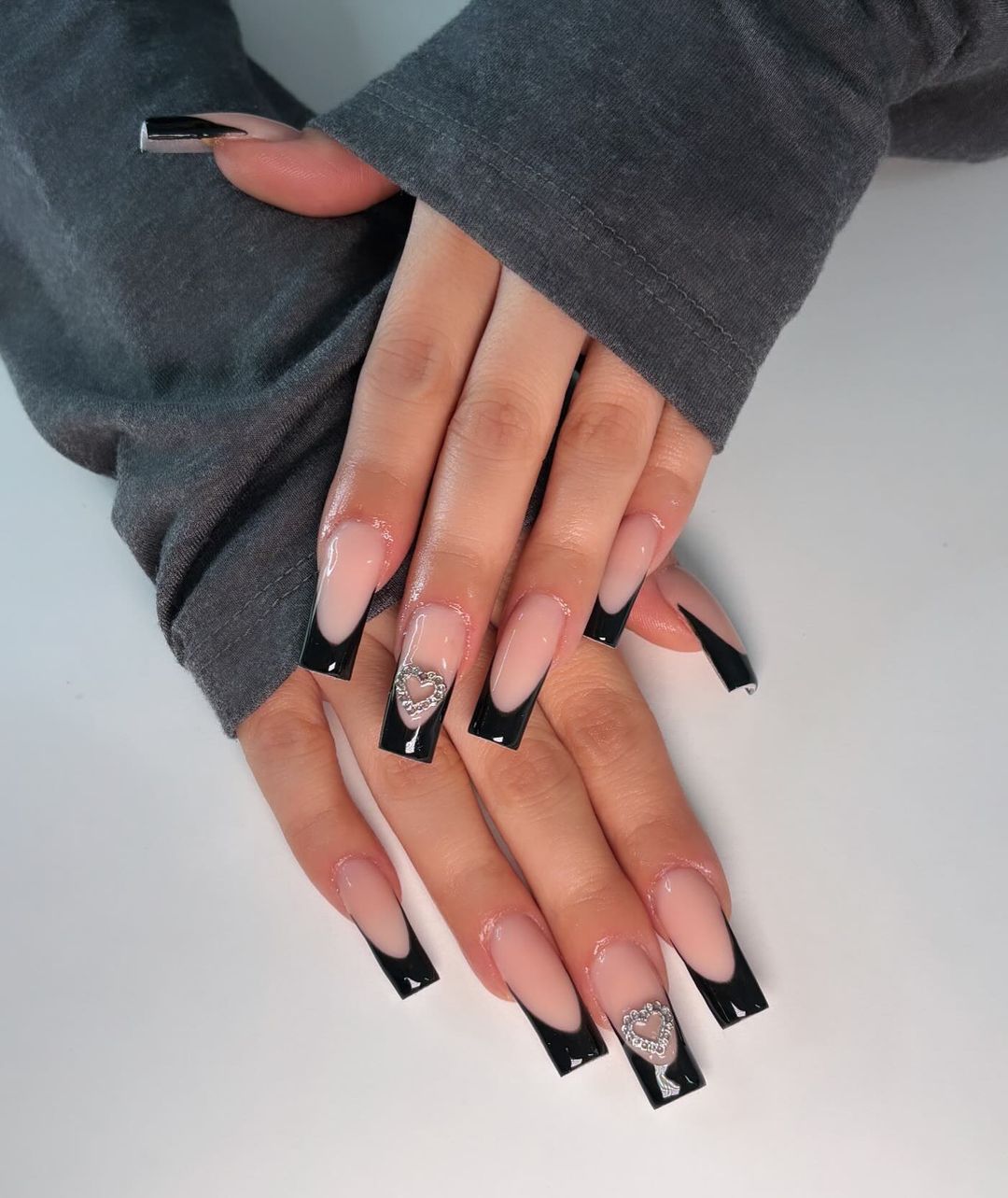 black french tip