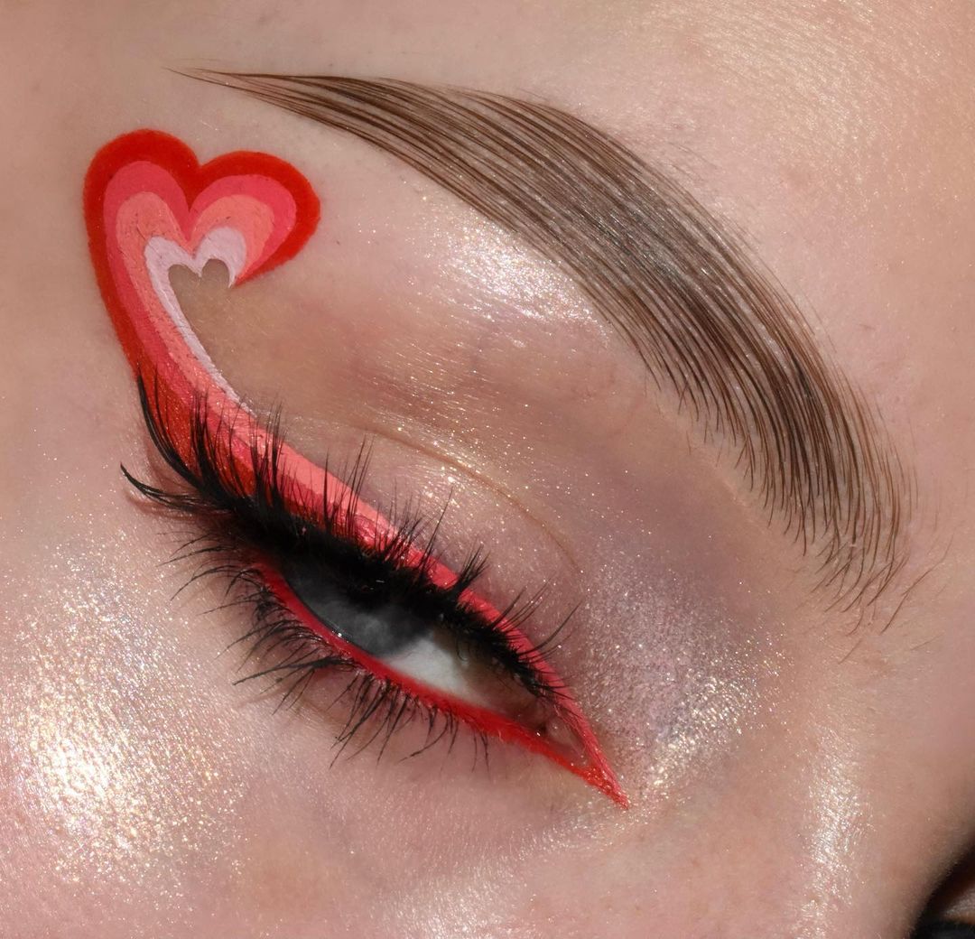 eyeliner inspiré des powerpuff girls