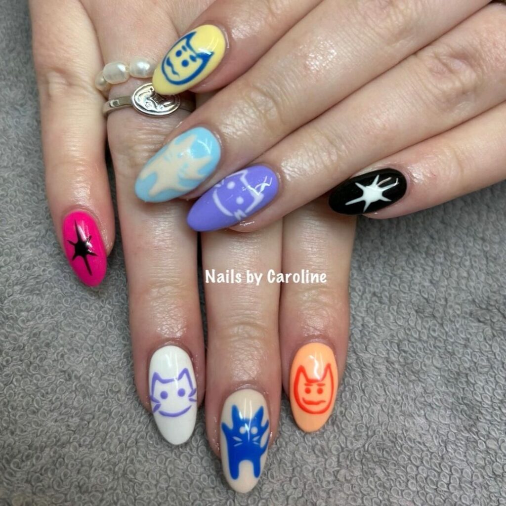 Cat Nail Design