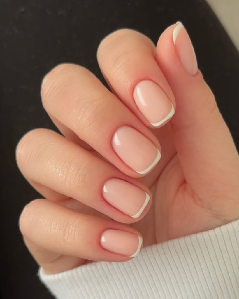 Manicure micro francesa com classe 