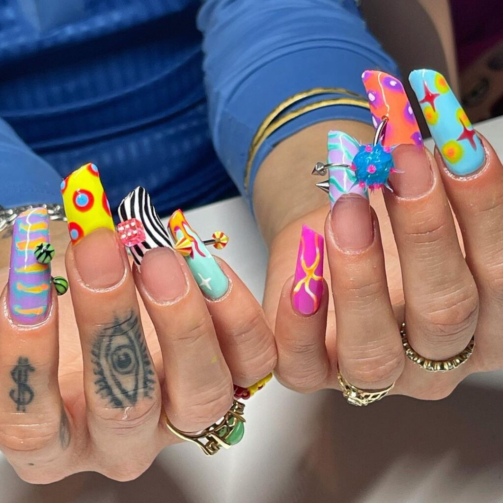 Ongles percés