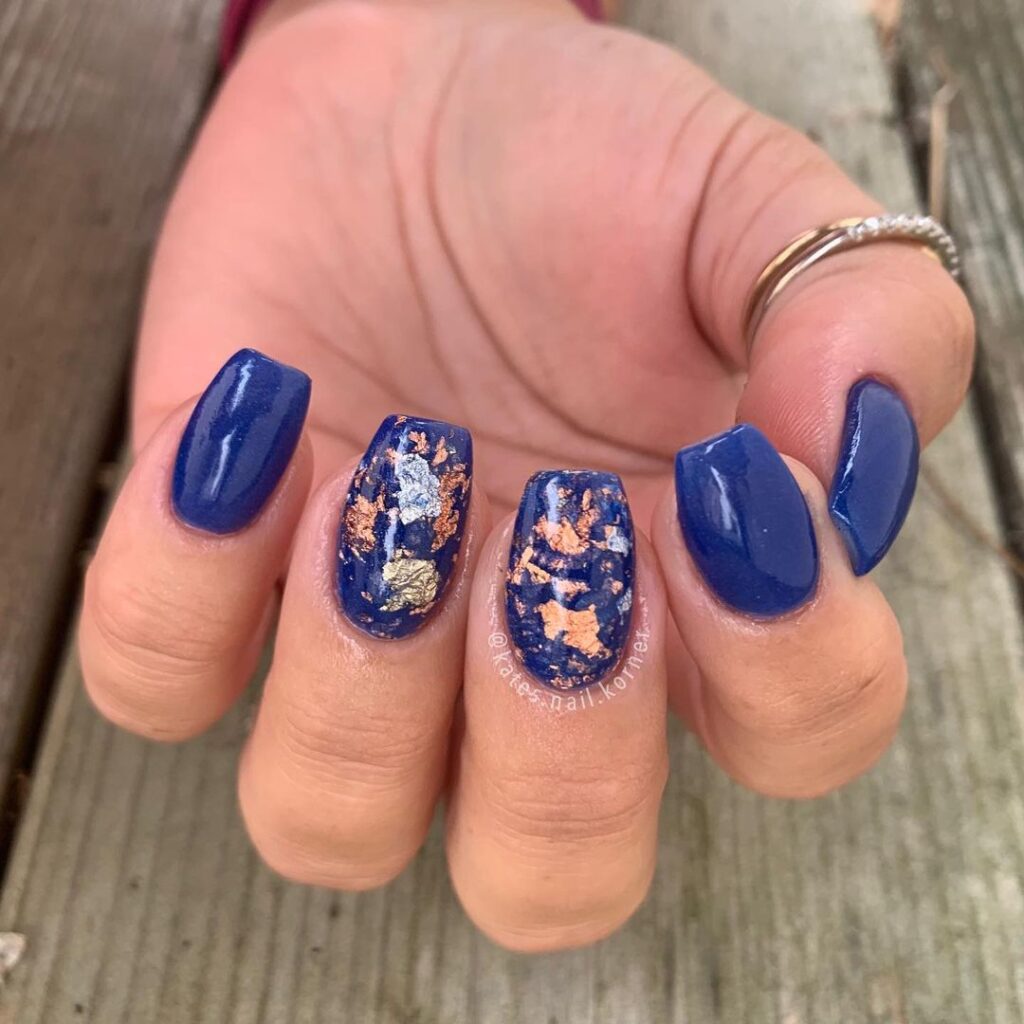 Sapphire Blue Nails