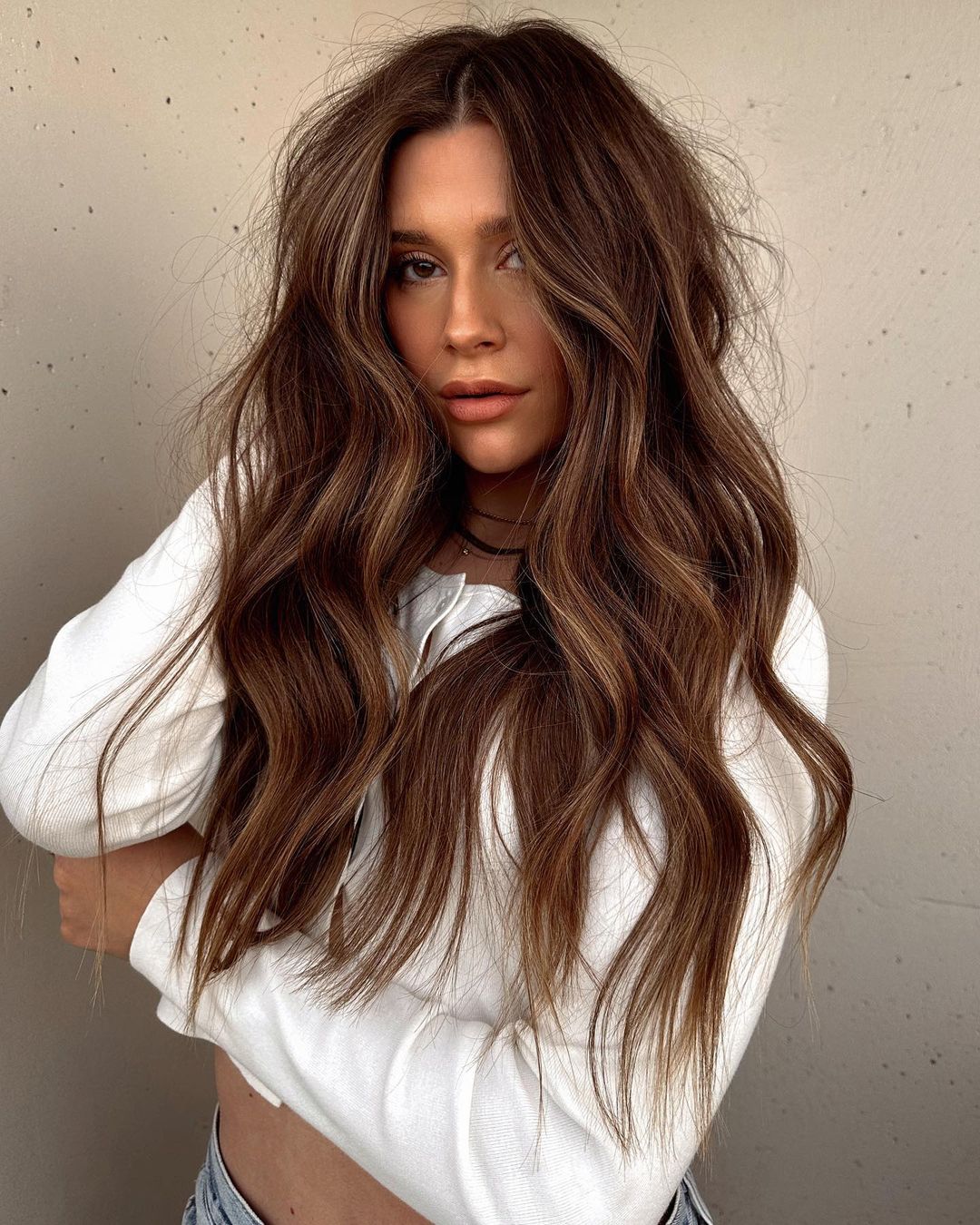 beachy hazelnut brunette