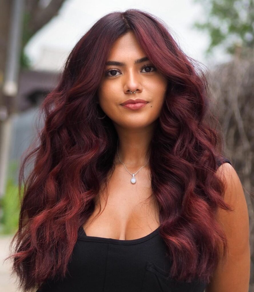 berry red spring hair color
