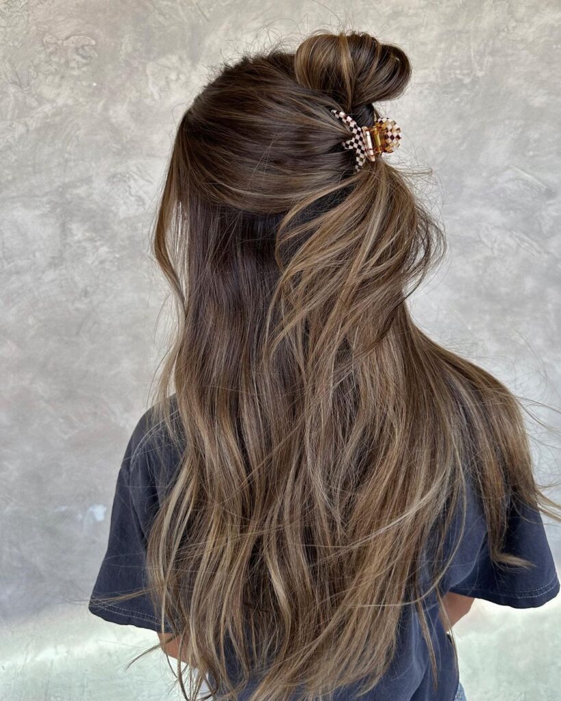 pince à cheveux pour les cheveux lâchés