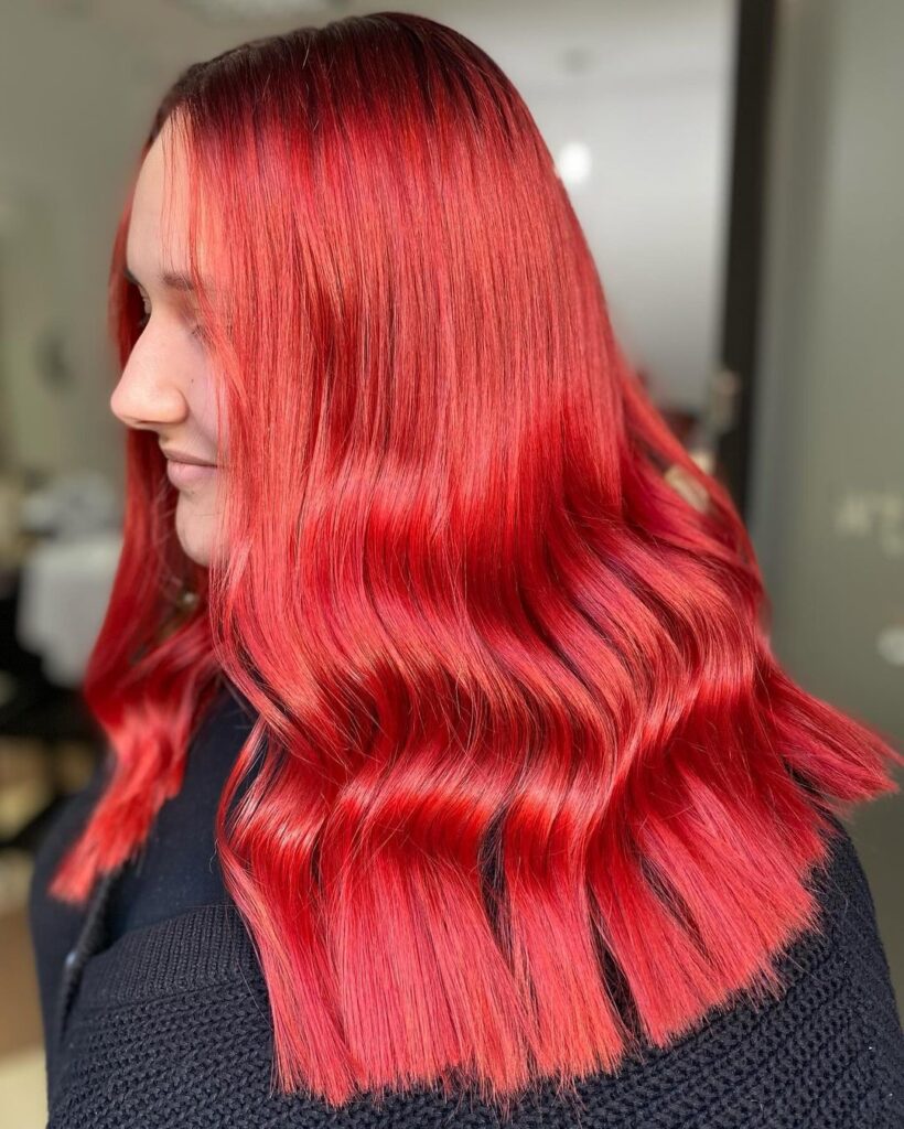 cranberry red hair color