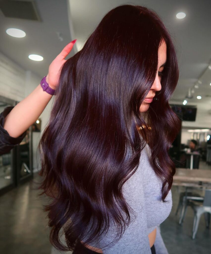 dark cherry hair color