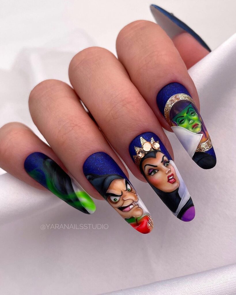 evil queen nails