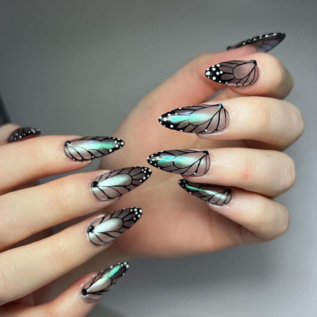 fairy wings nail art