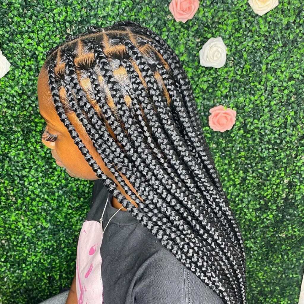 knotless box braids