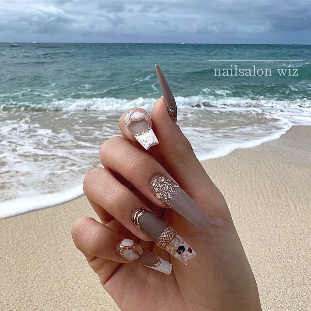 nude sea nails