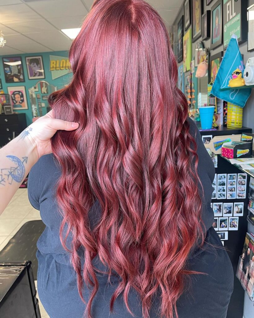 velvet red hair color